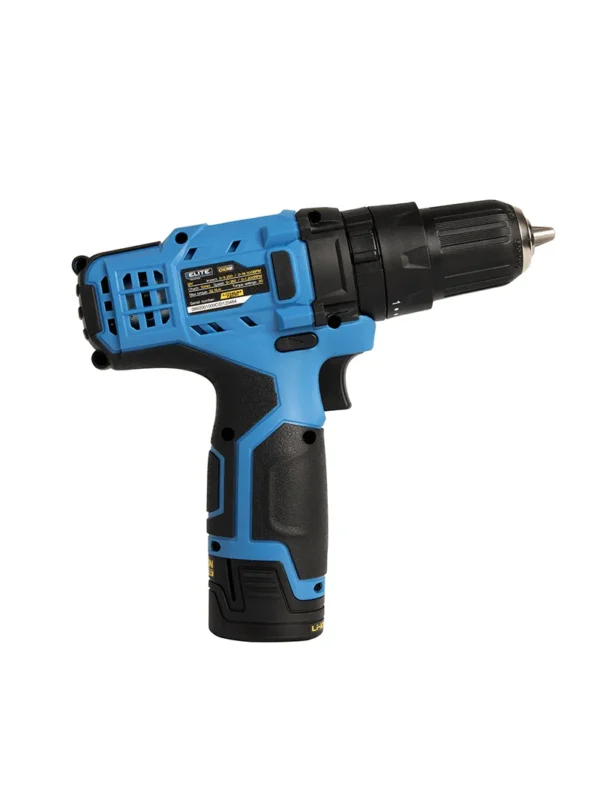 TALADRO INALÁMBRICO PERCUTOR 12V 38 CON 2 PILAS ELITE CID12