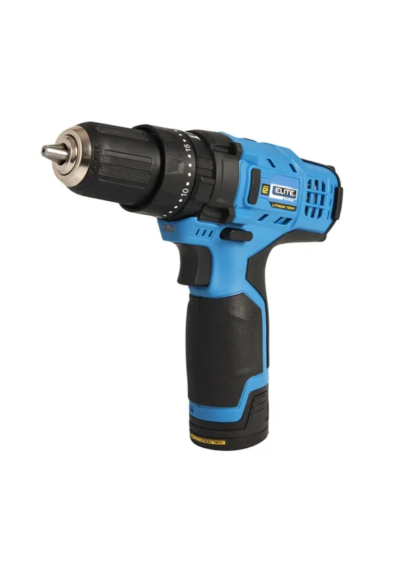 TALADRO INALÁMBRICO PERCUTOR 12V 38 CON 2 PILAS ELITE CID12