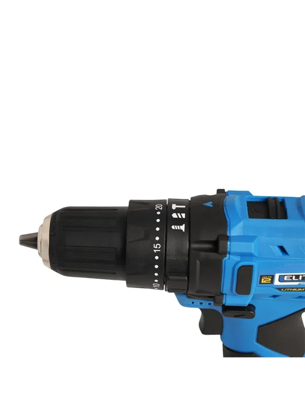 TALADRO INALÁMBRICO PERCUTOR 12V 38 CON 2 PILAS ELITE CID12
