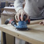 LIJADORA INALÁMBRICA ROTO ORBITAL GEX 185 5" + PILA + CARGADOR BOSCH - Imagen 9