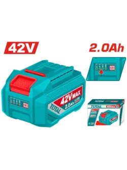 BATERÍA RECARGABLE 42V 2 AMP TOTAL TOOLS TFBLI42201