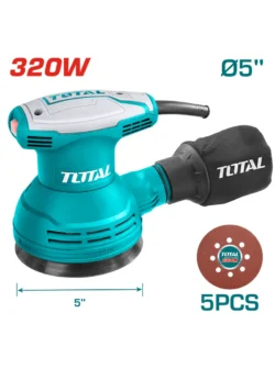 LIJADORA INDUSTRIAL ROTO ORBITAL 5 320W TOTAL UTF2031256