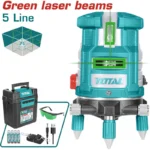 NIVEL LASER VERDE 5 LINEAS TOTAL TOOLS TLL305205