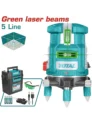 NIVEL LASER VERDE 5 LINEAS TOTAL TOOLS TLL305205