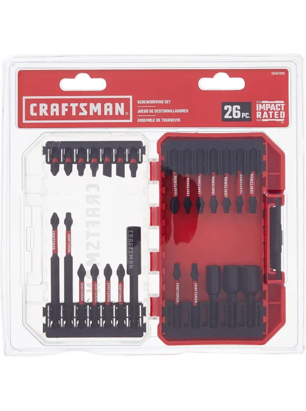 SET DE PUNTAS SURTIDAS DE 29 PIEZAS CRAFTSMAN CMAF1329