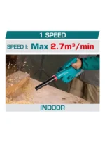 SOPLADOR INALÁMBRICO BATERÍA 2 Ah + CARGADOR TOTAL UTABLI20781