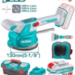 VIBRADORA INALÁMBRICA + BATERÍA 2 Ah + CARGADOR + RODILLERAS TOTAL UTTVLI20015