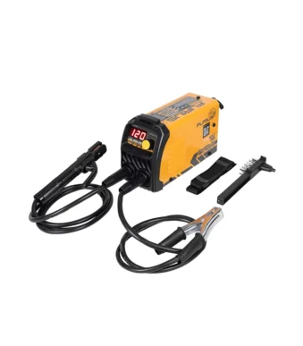 equipo inversor de soldadura FURIUS FW120 de 110V y 120 amperios para trabajos de soldadura