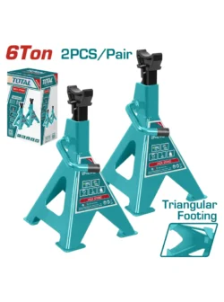 juego de 2 torres de bloqueo 6 toneladas Total THJS0601 para soporte de vehículos