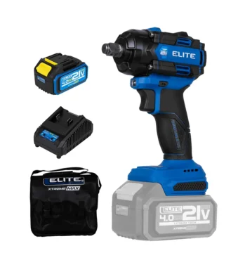 llave de impacto inalámbrica ELITE XIW2155K de 1-2 pulgada con batería para apriete y afloje de pernos