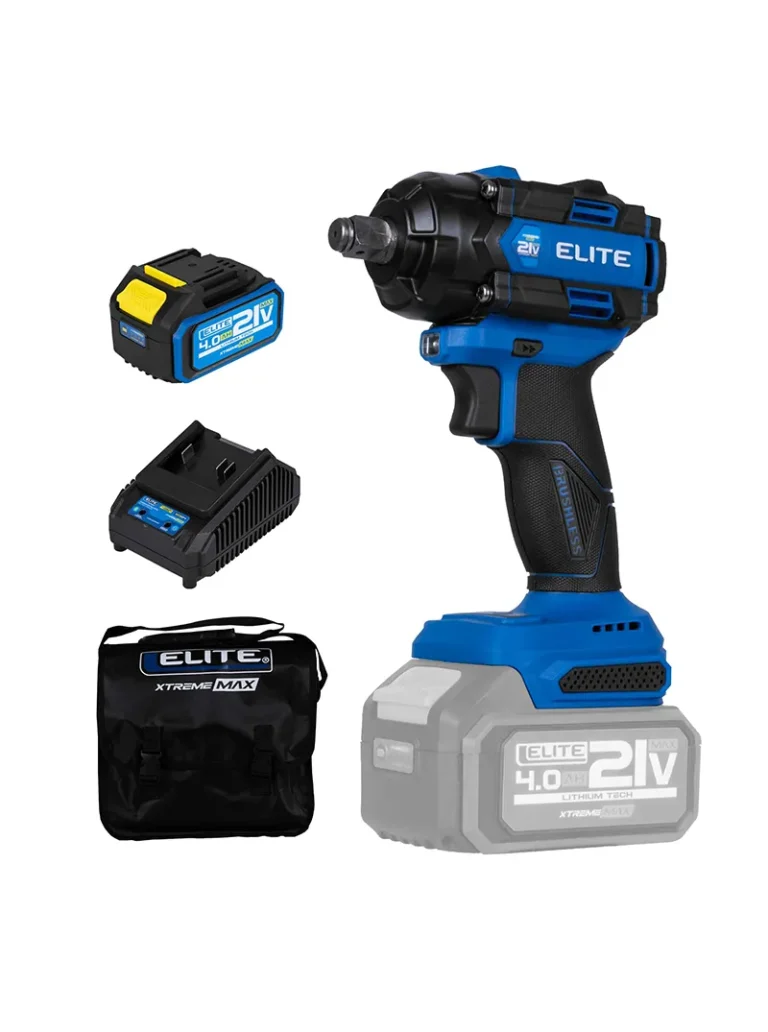 llave de impacto inalámbrica ELITE XIW2155K de 1-2 pulgada con batería para apriete y afloje de pernos