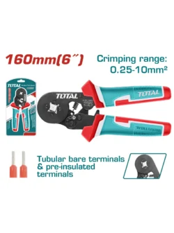ALICATE PINZA PONCHADOR DE TERMINALES TOTAL THCPG2510