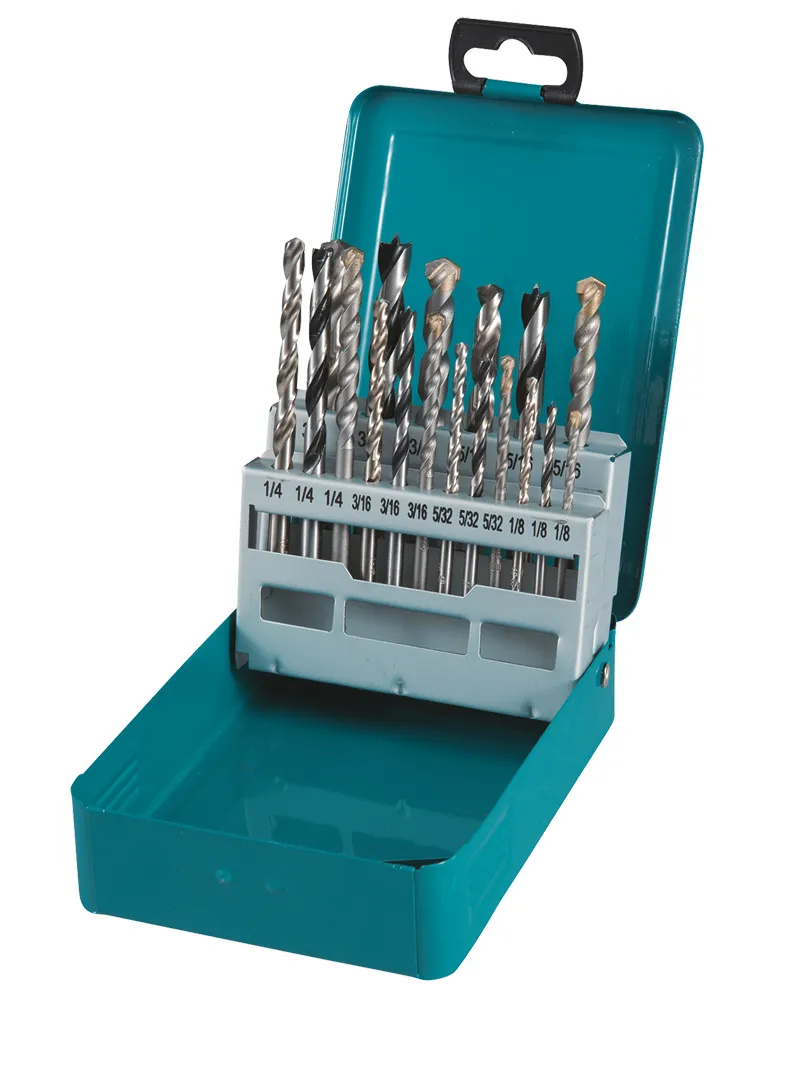 BROCAS PARA MADERA, MURO Y METAL JUEGO 18 PIEZAS D-59178 MAKITA BROCAS PARA MADERA, MURO Y METAL JUEGO 18 PIEZAS D-59178 MAKITA