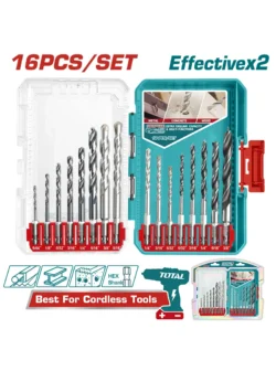 BROCAS TUNGSTENO 532 A 516 + BROCAS METAL 564 A 732 16 PIEZAS TOTAL UTACSDL11608