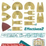 CUCHILLAS PARA MULTIHERRAMIENTA JUEGO DE 23 PIEZAS TAKTMT2301