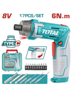 DESTORNILLADOR INALÁMBRICO 8V 6Nm TOTAL TSDLI08025