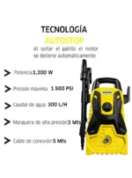 HIDROLAVADORA PORTATIL 1500 PSI 1200W KARCHER K PORTATIL MX