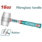 MARTILLO CAUCHO BLANCO MANGO FIBRA 16 ONZ TOTAL THRUH6916