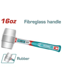 MARTILLO CAUCHO BLANCO MANGO FIBRA 16 ONZ TOTAL THRUH6916