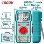 MULTIMETRO DIGITAL AUTORRANGO 1000V TOTAL TMT5410003