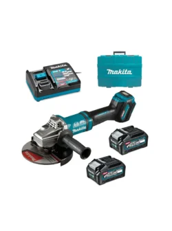 PULIDORA 7" INALÁMBRICA XGT 40V BL XPT + AFT AWS 2 BAT. 5.0Ah Y CARGADOR RÁPIDO GA037GT202 MAKITA