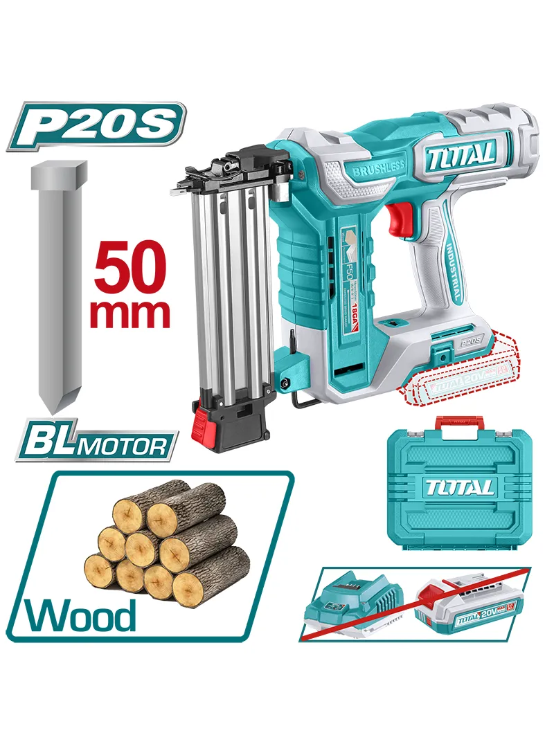 PUNTILLADORA INALÁMBRICA 25 A 50mm 20V TOTAL TCBNLI5005 PUNTILLADORA INALÁMBRICA 25 A 50mm 20V TOTAL TCBNLI5005