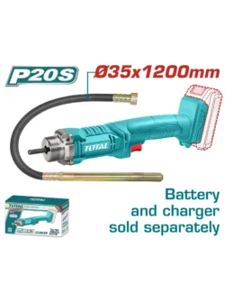 VIBRADOR INALÁMBRICO PARA CONCRETO 35mm X 1200mm TOTAL TCVLI202301