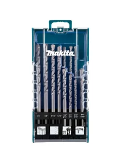 JUEGO DE 12 BROCAS DE TUNGSTENO PARA MURO 1/8" A 3/8" MAKITA D-77132