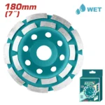 copa diamantada de desbaste doble segmento 7 pulgadas Total TAC2421801 para pulidoras
