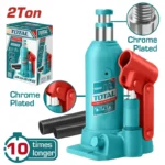 gato hidráulico tipo botella 2 toneladas Total THT109024 para elevación de vehículos