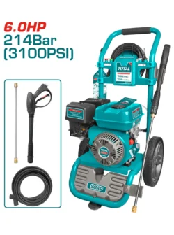 hidrolavadora a gasolina 6 hp 3100 psi Total TGT250105 para limpieza de alta presión