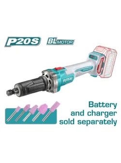 mototool inalámbrico largo 10000 a 30000 RPM Total TDGLI2001 para trabajos de precisión