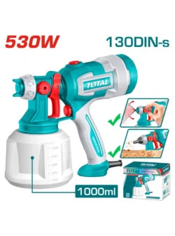 pistola para pintura eléctrica 530W Total UTT4506 para aplicación de pintura