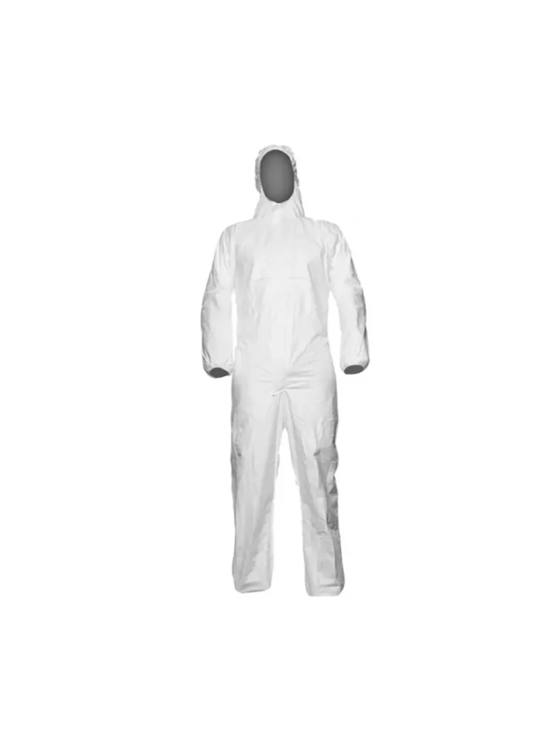 Traje multiusos descartable Microtex Boyuan BOT3000SZ-L talla L para protección.