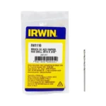 broca de acero rápido HSS 3/32 pulgadas IRWIN IW1110 para metal, madera y plástico