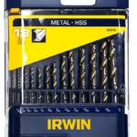 juego de 13 brocas de acero rápido IRWIN 1865293 de 1/16 a 1/4 pulgadas para metal, madera y plástico