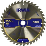 disco de sierra circular 12 pulgadas 40 dientes tungsteno IRWIN 15188 para corte de madera