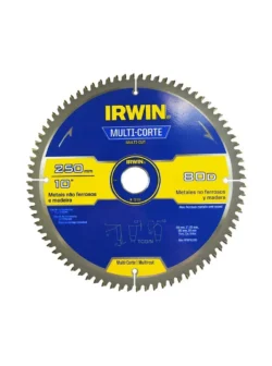 disco de sierra circular 10 pulgadas 80 dientes tungsteno IRWIN 15199 para corte de aluminio