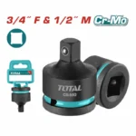 adaptador de impacto 3/4 hembra a 1/2 macho total thiad3412