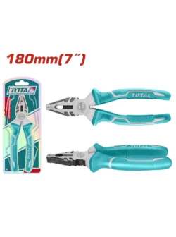 alicate electricista universal 7 pulgadas TOTAL THT110706P para corte y sujeción de cables eléctricos
