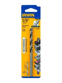 broca de tungsteno multimaterial 5/16 pulgadas IRWIN 4935109 para concreto, metal, madera y cerámica