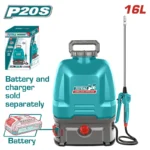 fumigadora inalámbrica de espalda 20V TOTAL TSPLI2016 para jardinería y control de plagas