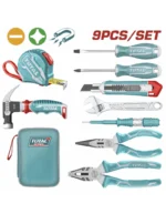 kit herramientas hogar total thkthp90097 9 piezas