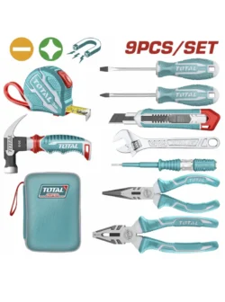 kit herramientas hogar total thkthp90097 9 piezas