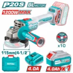 mini pulidora inalambrica 4-1/2 pulgadas total incluye 2 baterias 5ah y discos