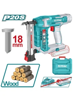 puntilladora inalámbrica TOTAL TCSTLI3805 para clavos con cabeza hasta 18mm en madera
