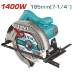 sierra circular de mano 7 1/4 pulgadas 1400W TOTAL UTS11418526 para corte de madera