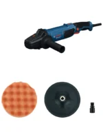 accesorios incluidos con la polichadora BOSCH GPO 11-180 S disco de pulido y empuñadura auxiliar