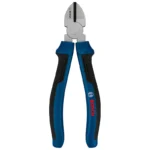 Alicate cortafrío lateral Bosch de 6 pulgadas para cortar alambres, cables y otros materiales metálicos.