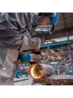 pulidora BOSCH GWS 12-125 P para corte desbaste y acabado en metal y materiales de construcción